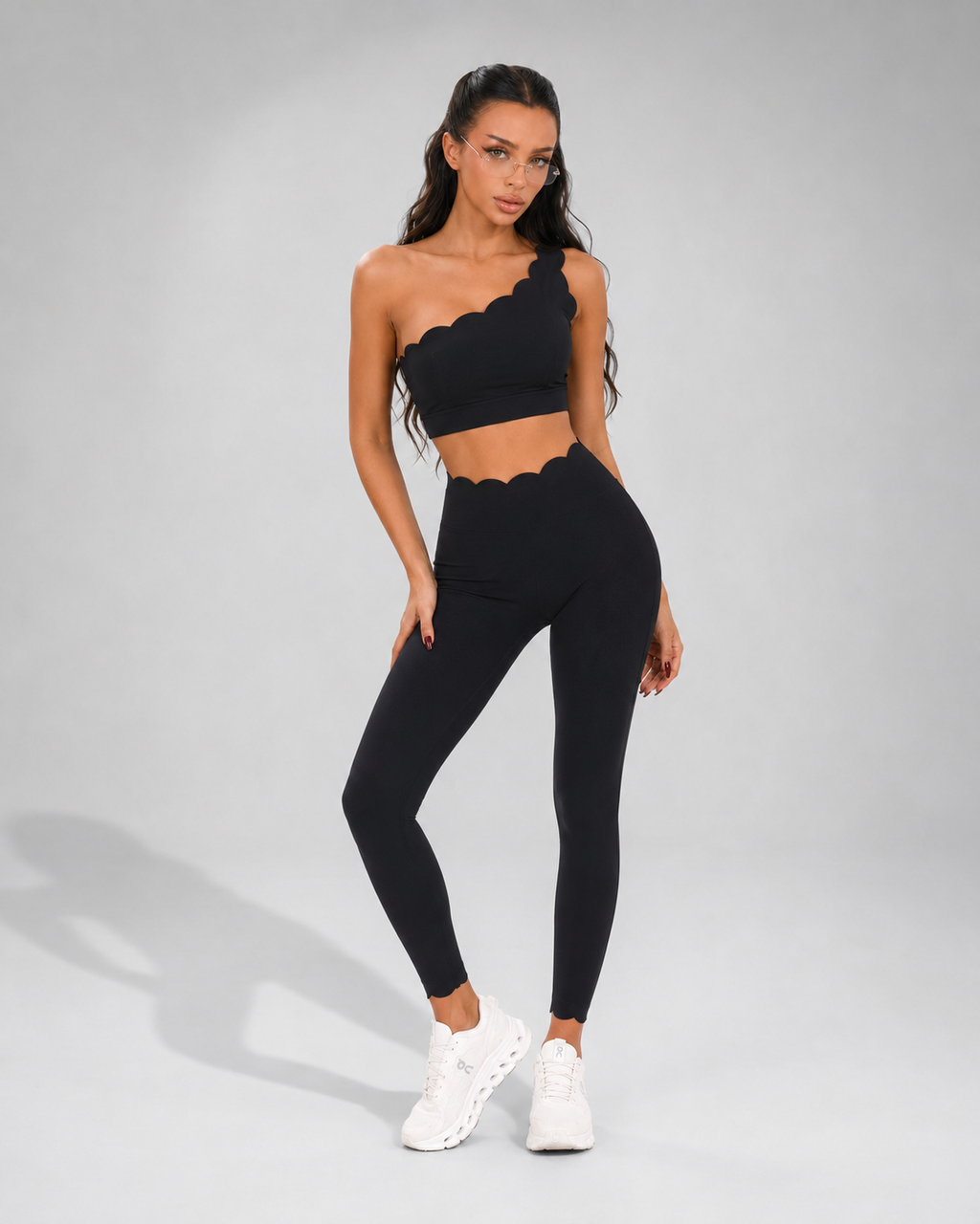 MC Scallop High-Rise Leggings