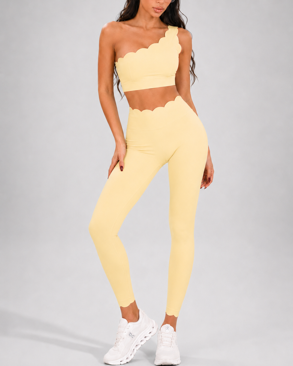 MC Scallop High-Rise Leggings