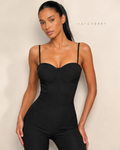 MC Noir Sculpt Flare Jumpsuit