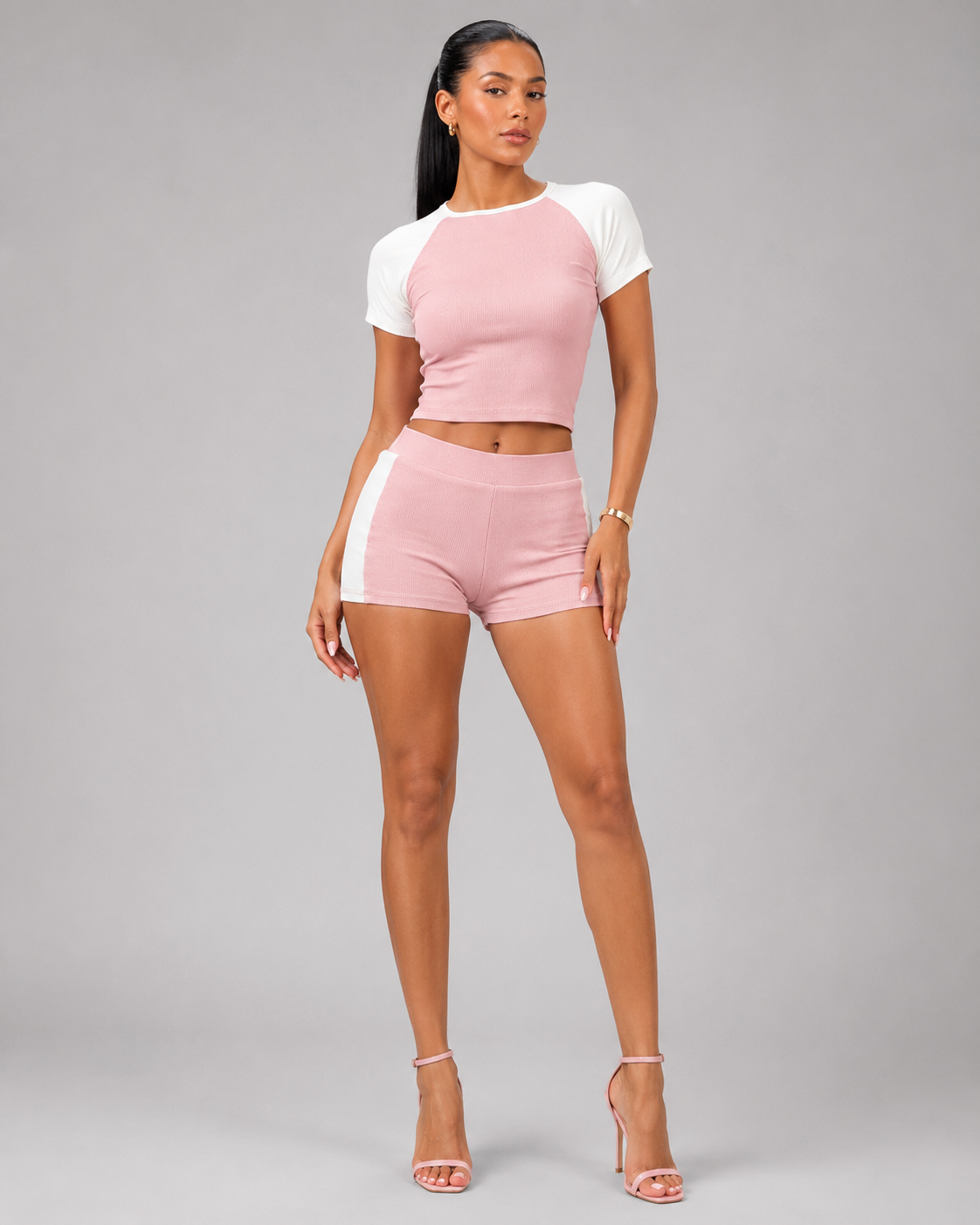 MC Blush Line Short Set