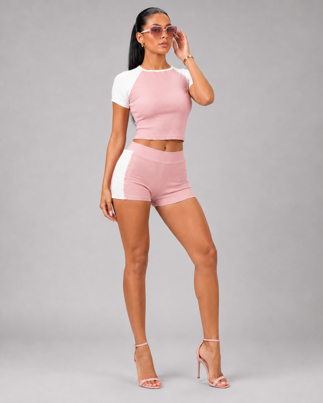 MC Blush Line Short Set
