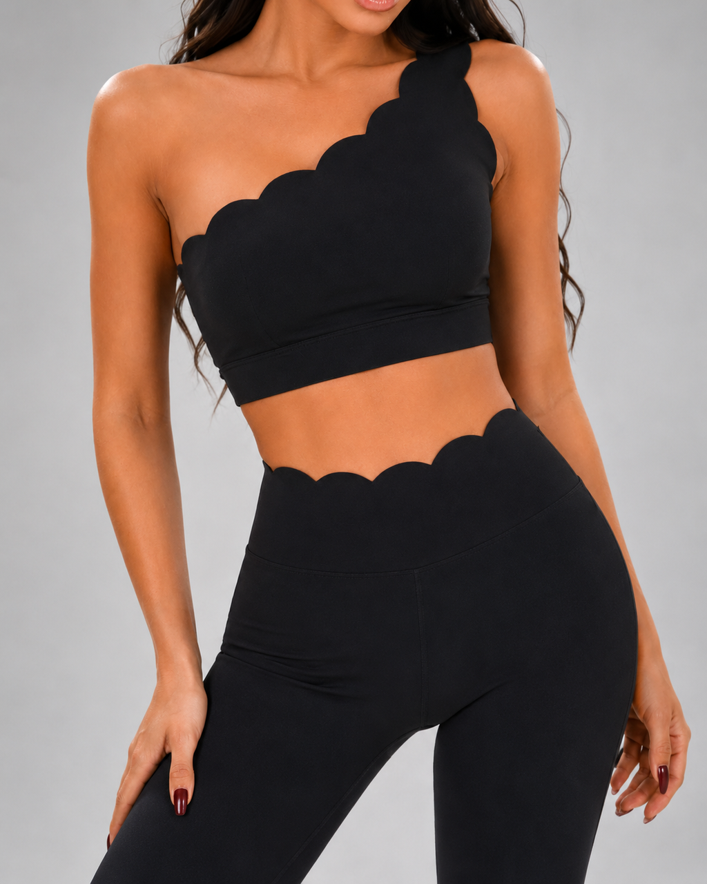 MC Scallop High-Rise Leggings