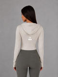 MC CloudZip Cropped Hoodie