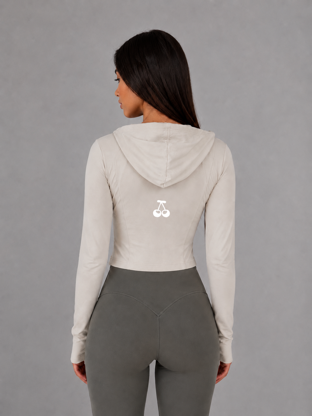 MC CloudZip Cropped Hoodie